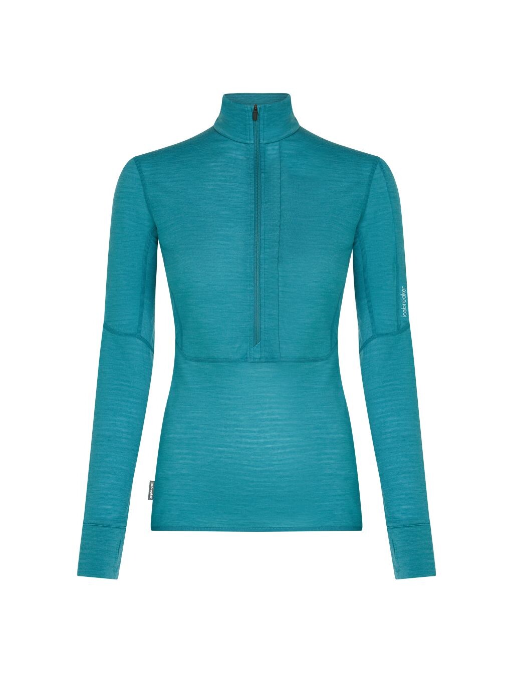 ICEBREAKER Wmns 200 Realfleece Descender LS Half Zip, Topaz (vzorek) velikost: S