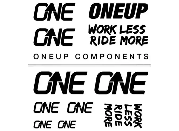OneUp Decal Kit samolepky na řídítka Black