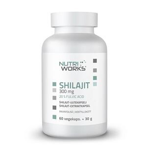 NutriWorks Shilajit 300mg 60 kapslí - NutriWorks