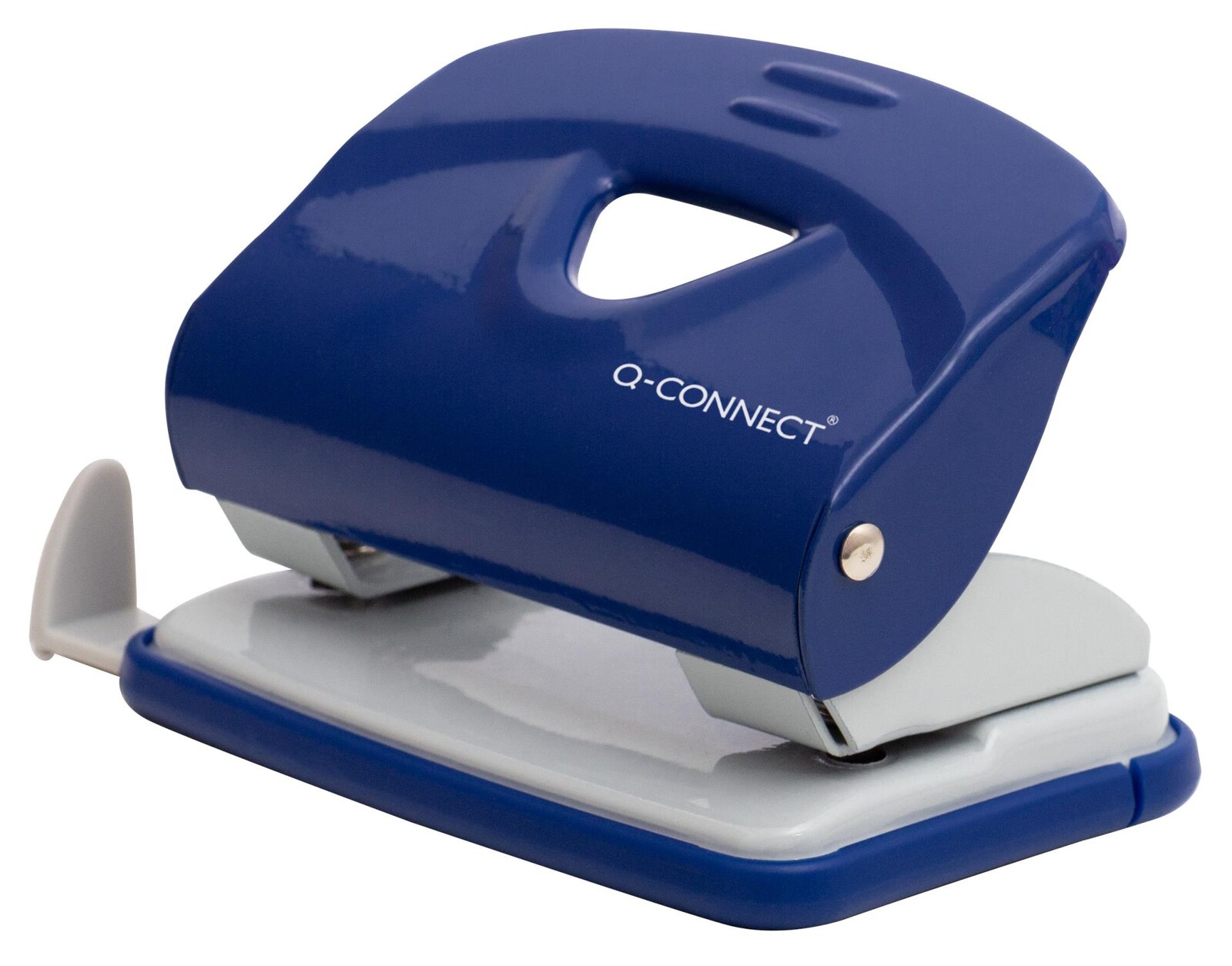 Děrovačka Q-Connect - 20 listů, modrá