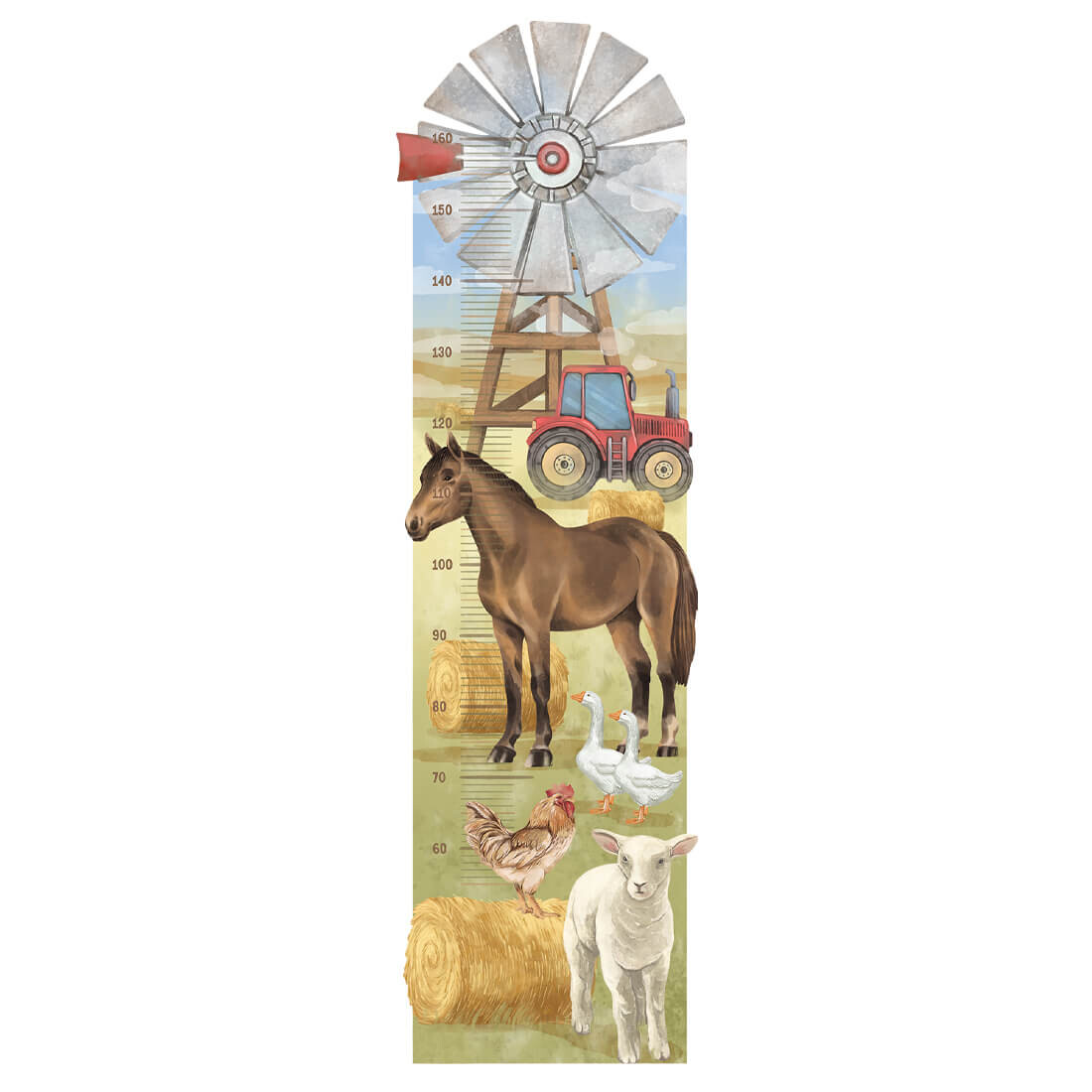 Pastelowe Love Pastelowe Love® samolepka na zeď metr farma