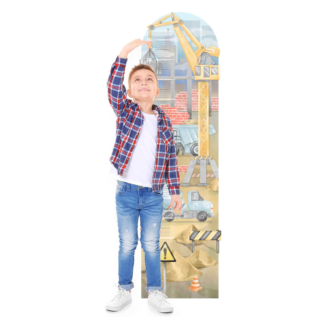 Pastelowe Love Pastelowe Love® samolepka na zeď metr staveniště