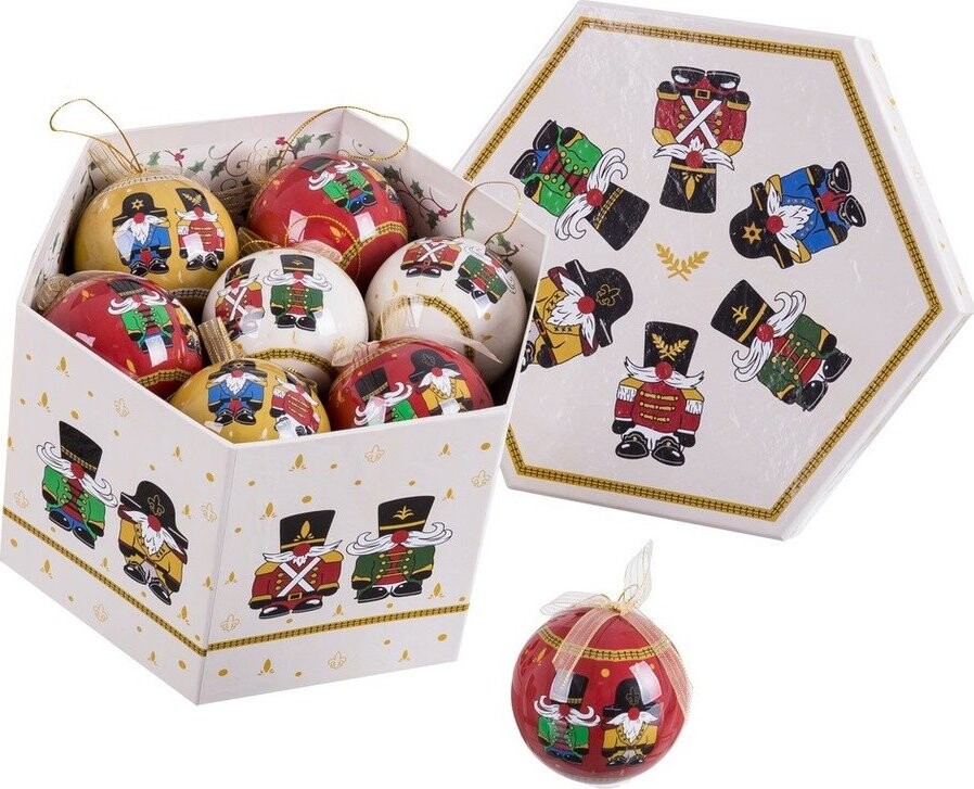 Vánoční koule v sadě 14 ks ø 7,5 cm Soldier Memory – Casa Selección