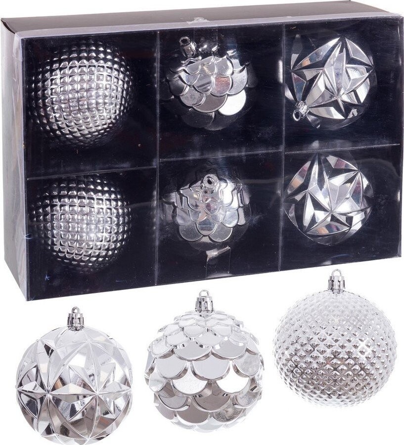 Vánoční koule v sadě 6 ks ø 8 cm – Casa Selección