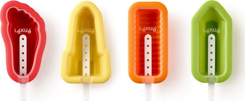 Silikonové formy na nanuky v sadě 4 ks Iconic – Lékué