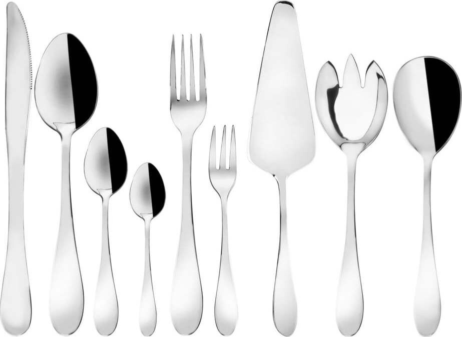 Nerezový příbor 39 ks ve stříbrné barvě Profisimo – Orion