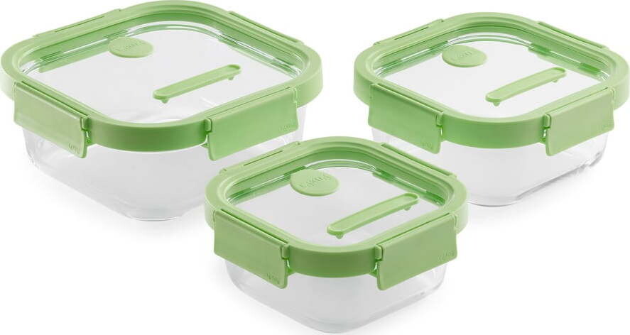 Potravinové krabičky v sadě 3 ks – Lékué