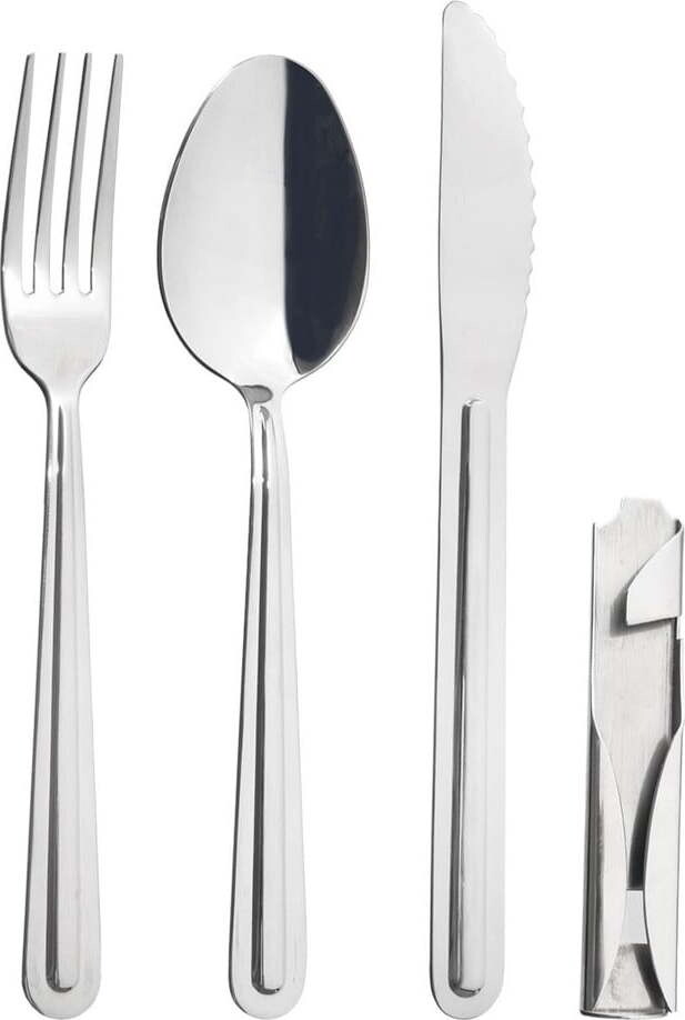 Nerezový příbor 4 ks ve stříbrné barvě KEMP – Orion