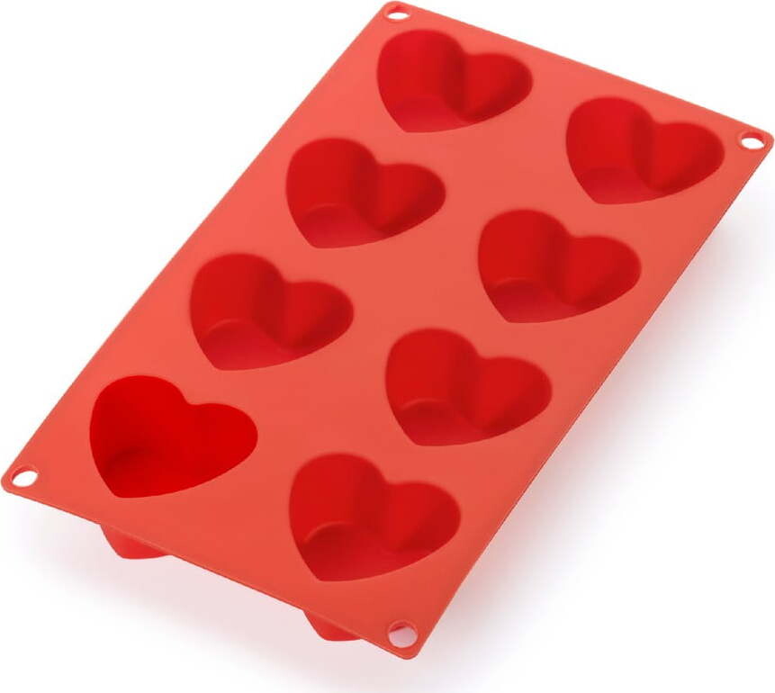 Silikonová forma na pečení 17,5x30 cm Heart – Lékué