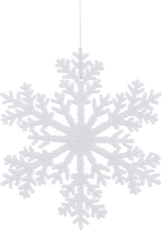 Plastová závěsná vánoční dekorace 25 cm Snowflake – Casa Selección