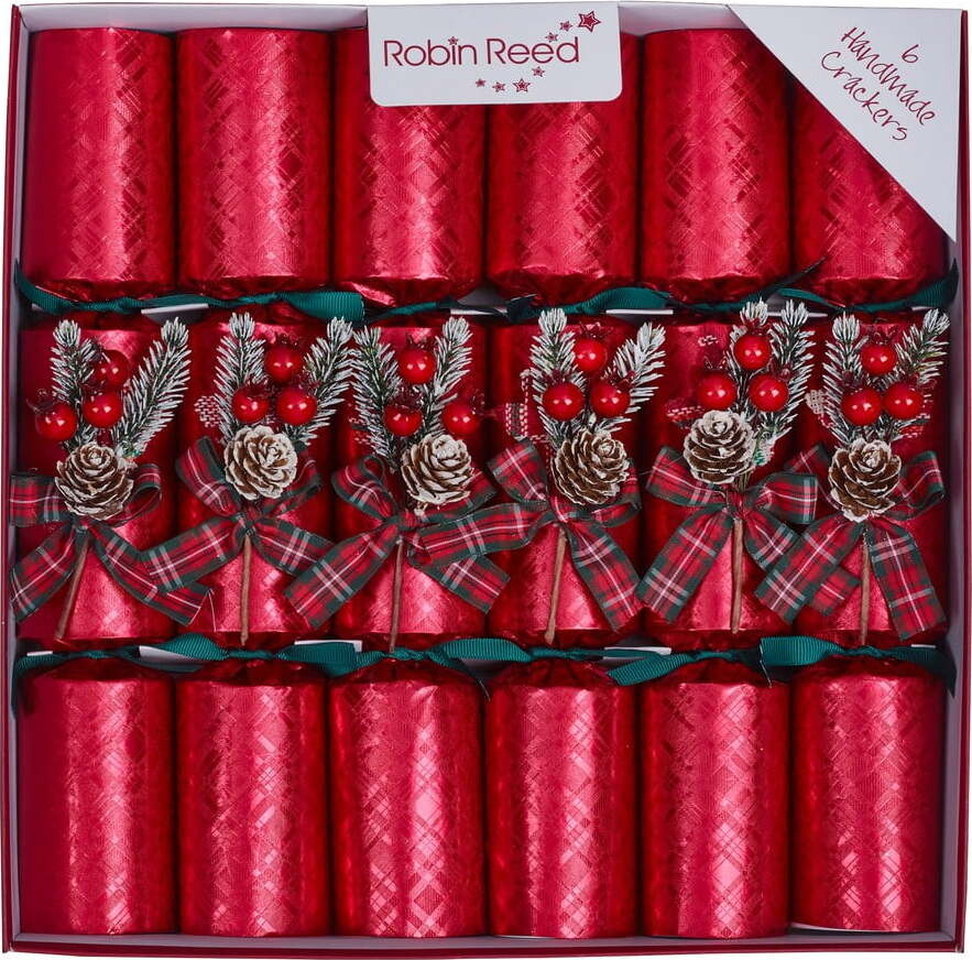 Vánoční crackery v sadě 6 ks Glencoe – Robin Reed