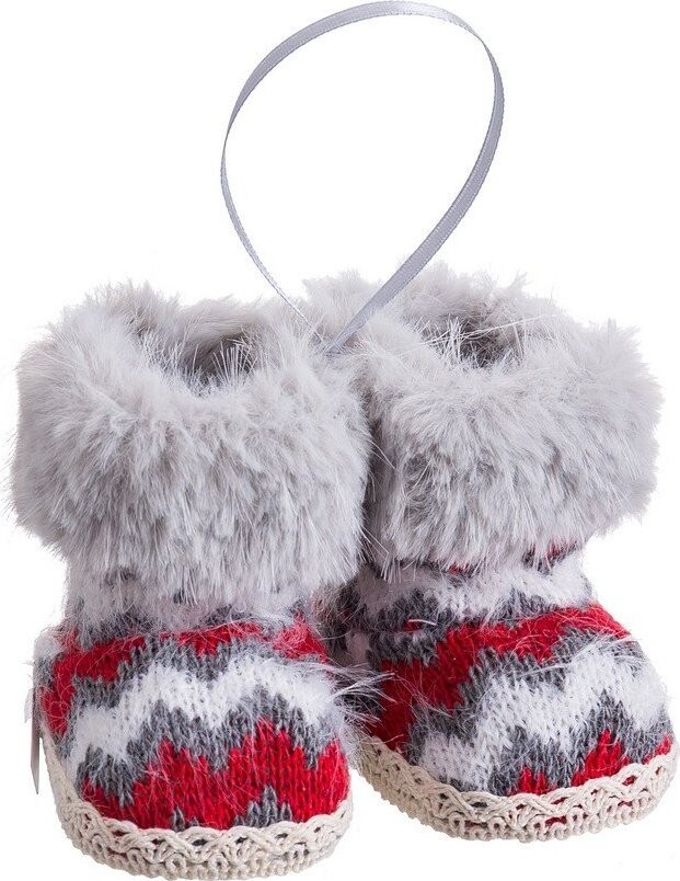 Látková závěsná vánoční dekorace 7 cm – Casa Selección