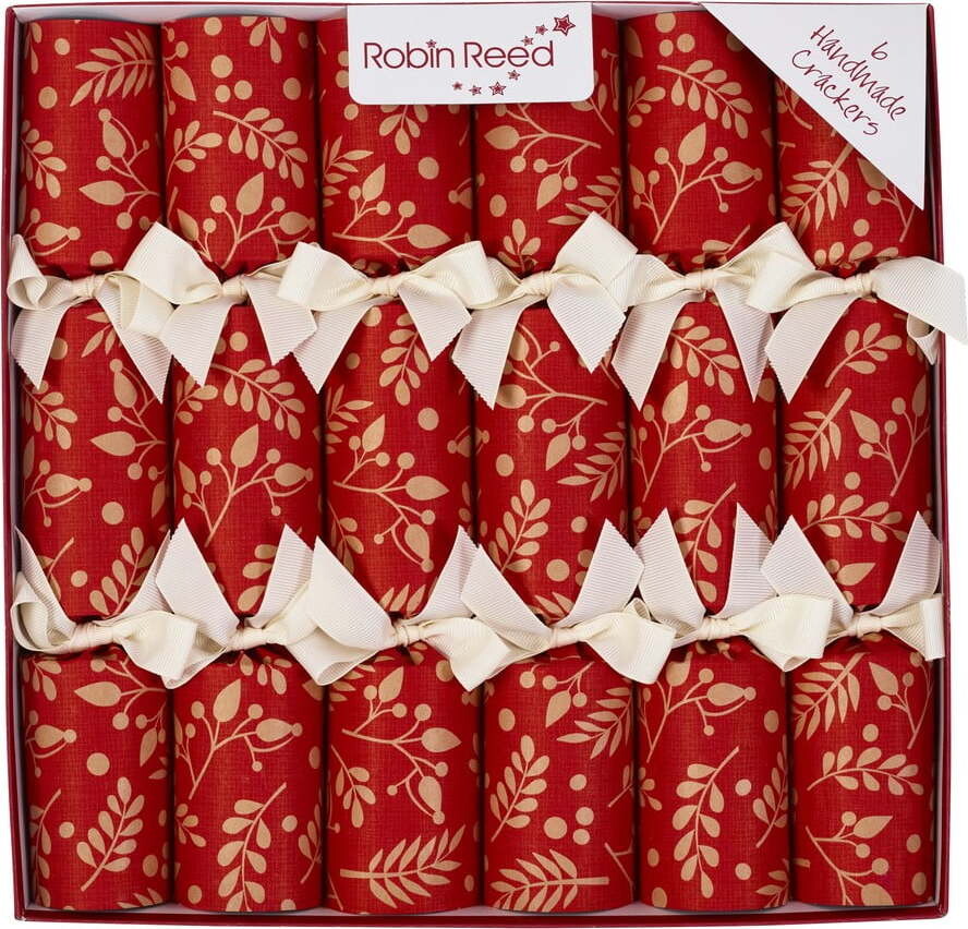 Vánoční crackery v sadě 6 ks Floral – Robin Reed