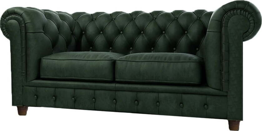 Tmavě zelená sametová pohovka 184 cm Cambridge – Ropez