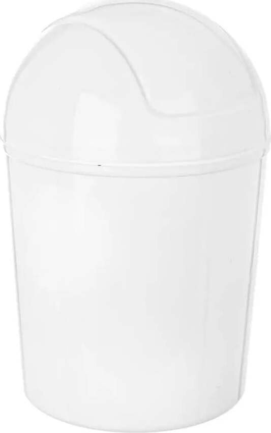 Bílý plastový odpadkový koš 920 ml – Orion