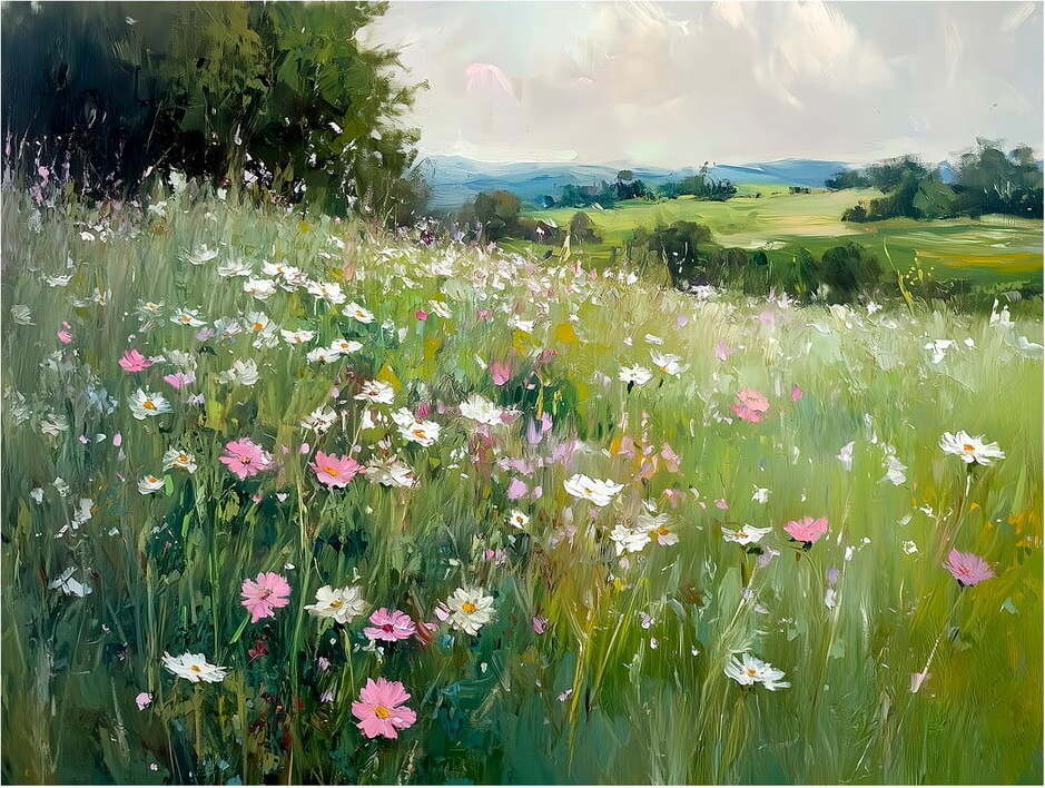 Obraz 113x85 cm Full Spring – Styler