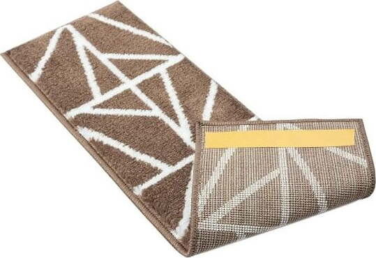 Hnědé nášlapy na schody v sadě 13 ks 22x73 cm Striped – Mila Home