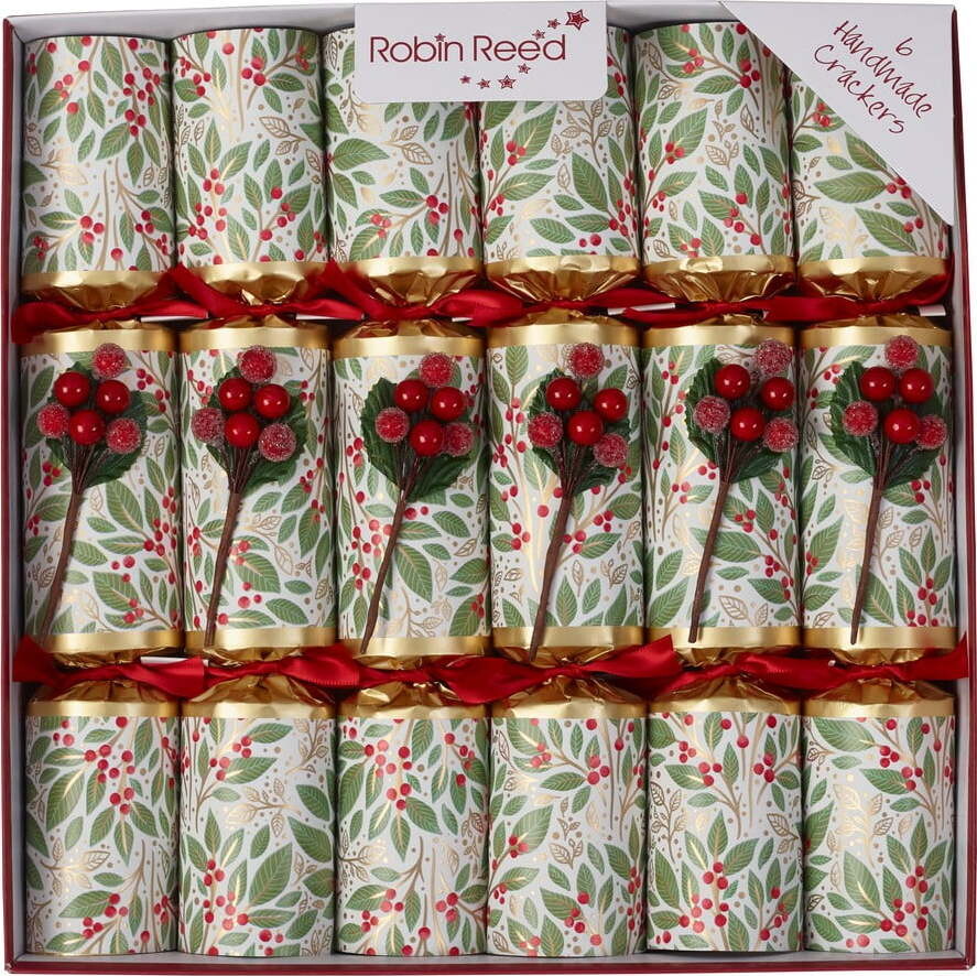 Vánoční crackery v sadě 6 ks Winter Berry – Robin Reed