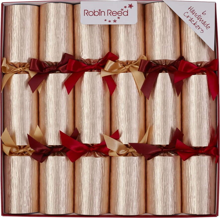 Vánoční crackery v sadě 6 ks Merlot – Robin Reed