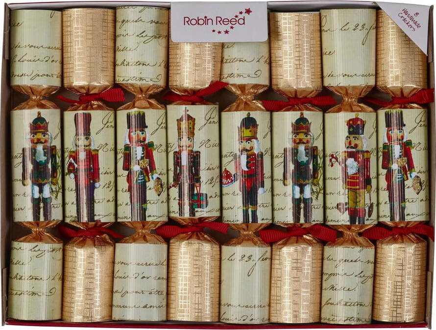 Vánoční crackery v sadě 8 ks Nutcracker – Robin Reed