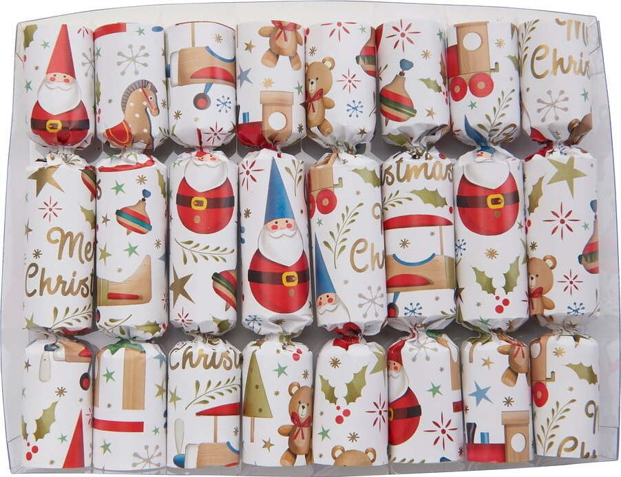 Vánoční crackery v sadě 8 ks Toy Town – Robin Reed