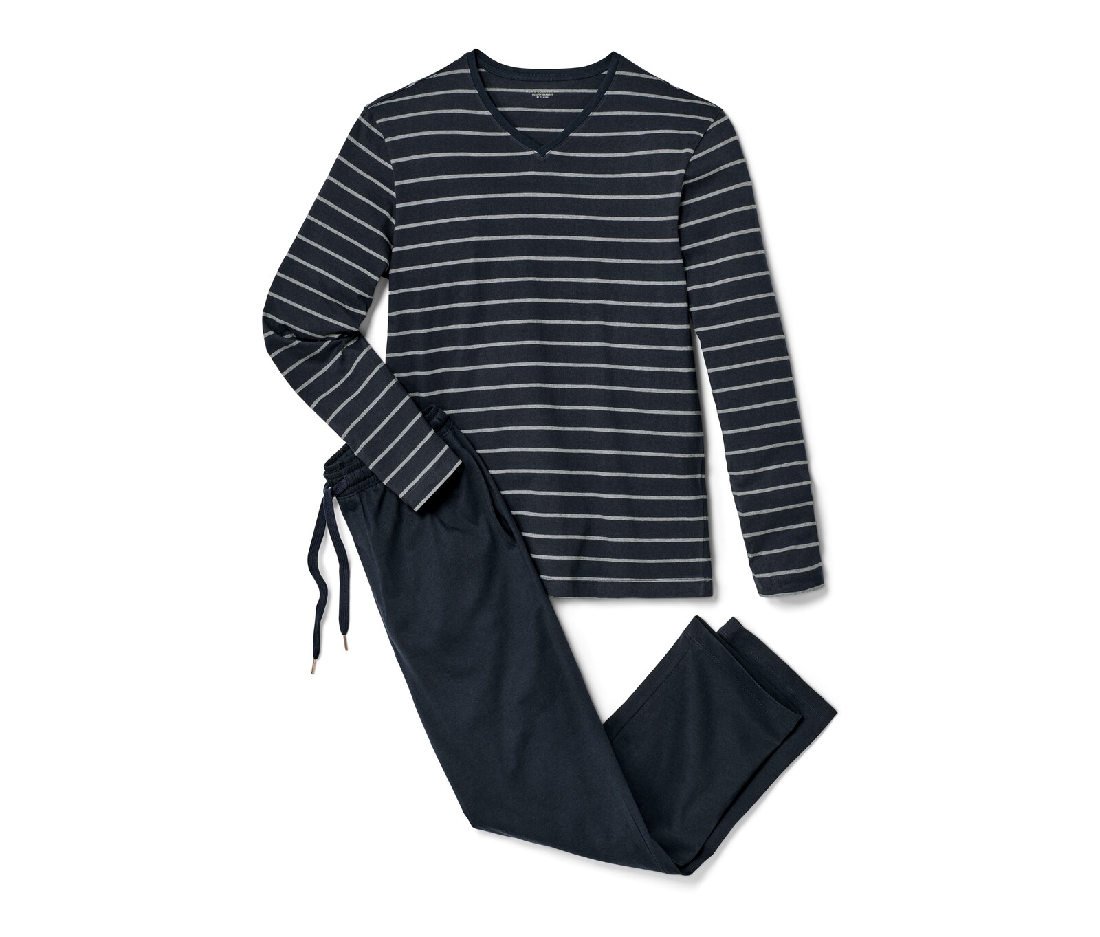 Tchibo - Pyžamová souprava - pro muže - vel. S 44/46 - barva: modrá/s proužky