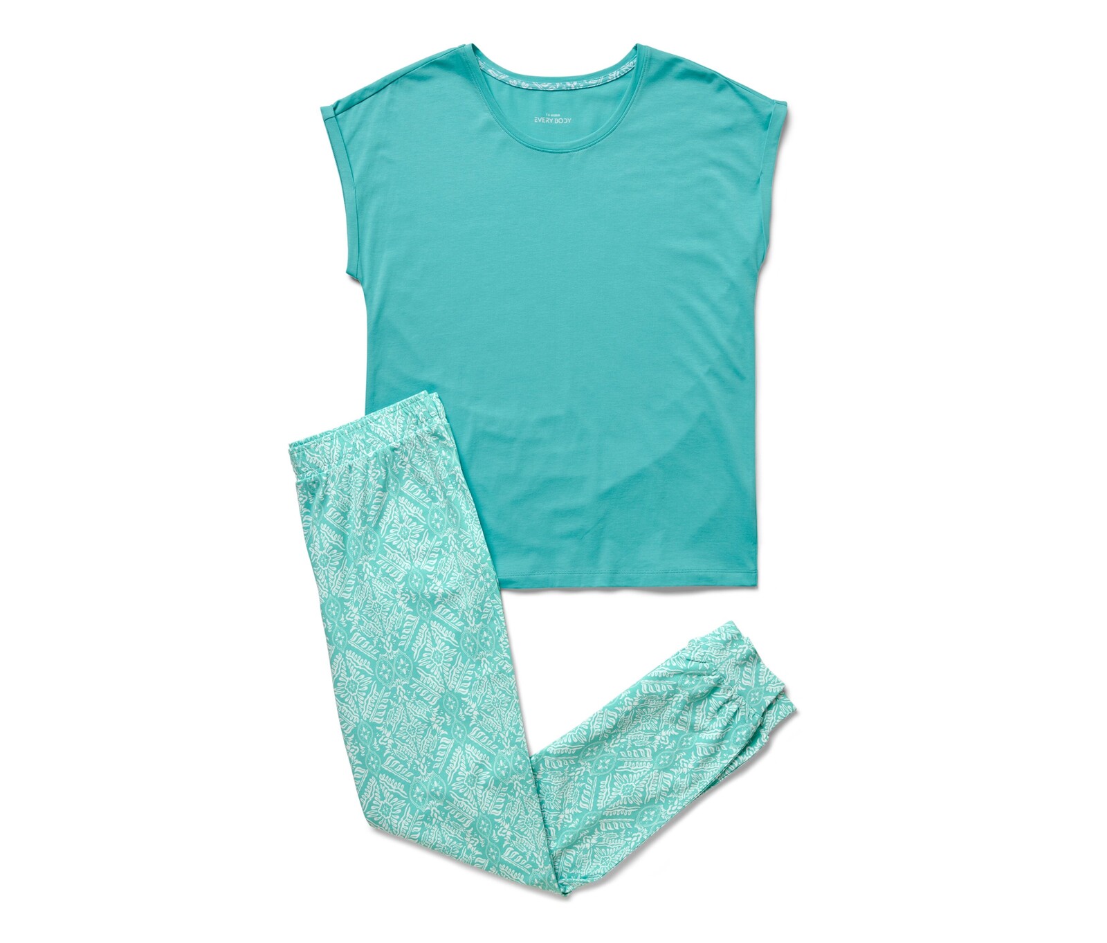 Tchibo - Pyžamový set - pro ženy - vel. S 36/38 - barva: tyrkysová