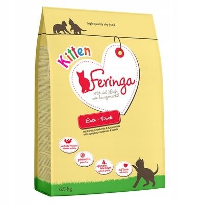 Feringa Kitten kachní - výhodné balení 13 kg (2 x 6,5 kg)