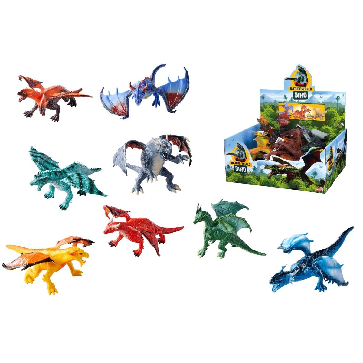 Simba Figurka draka 17 cm, 8 druhů