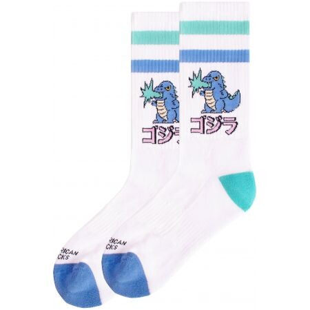 Ponožky American Socks Gojira - Bílá - Univerzální
