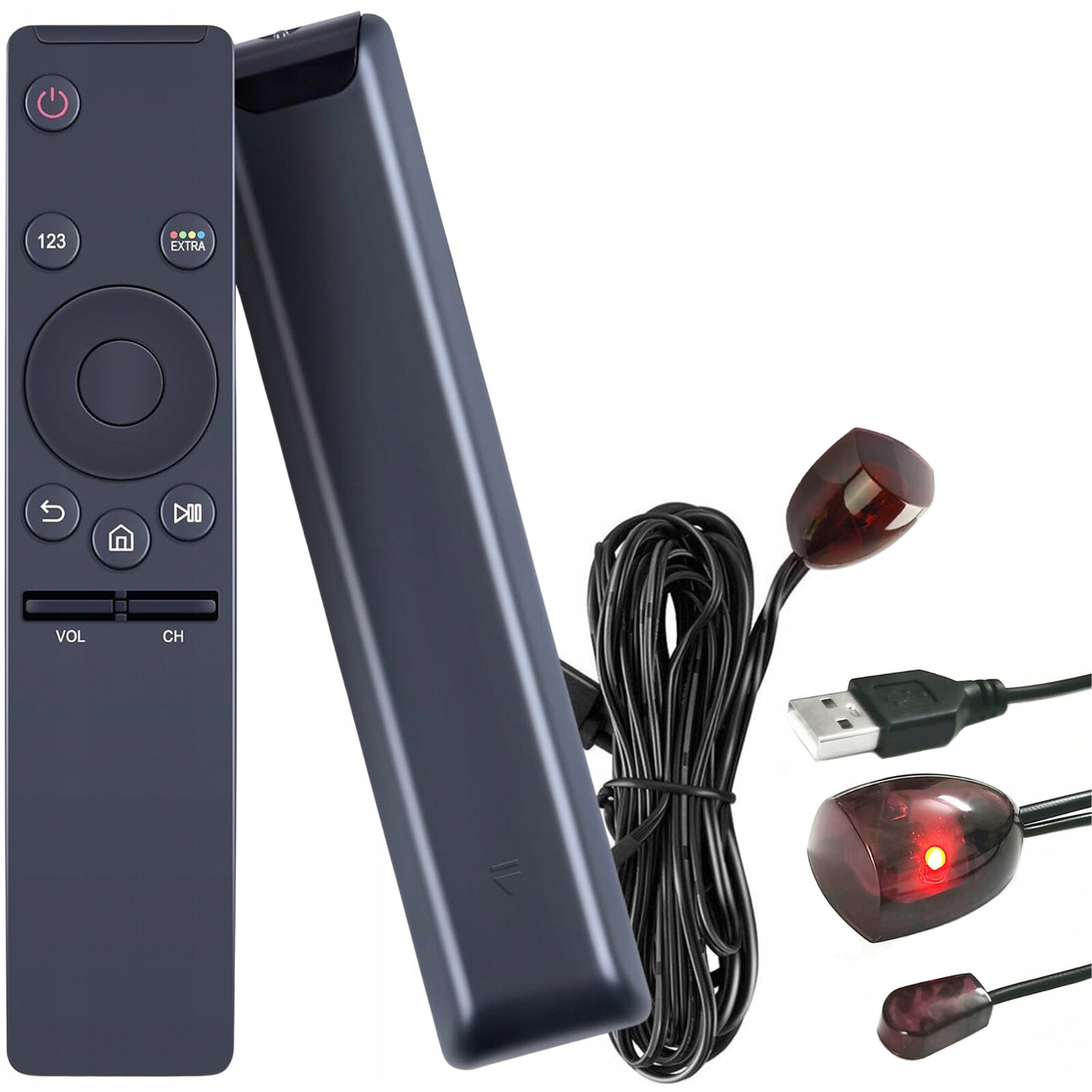 Dálkové Ovládání Pro Samsung BN59-01274A UN49KU650D UN49KU650DF Kabel Ir