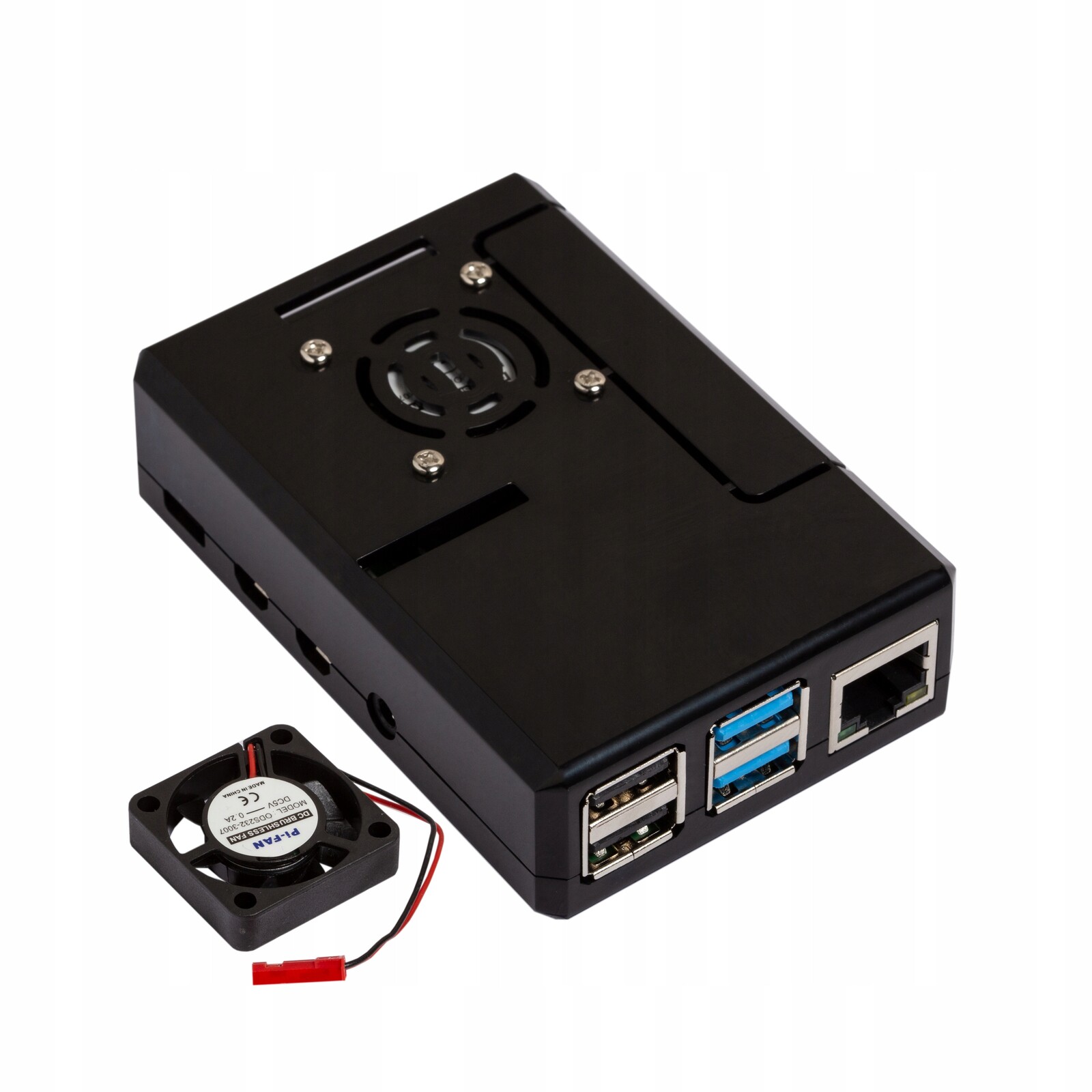 Raspberry Pi 4B 8GB skříň ventilátor napájecí zdroj