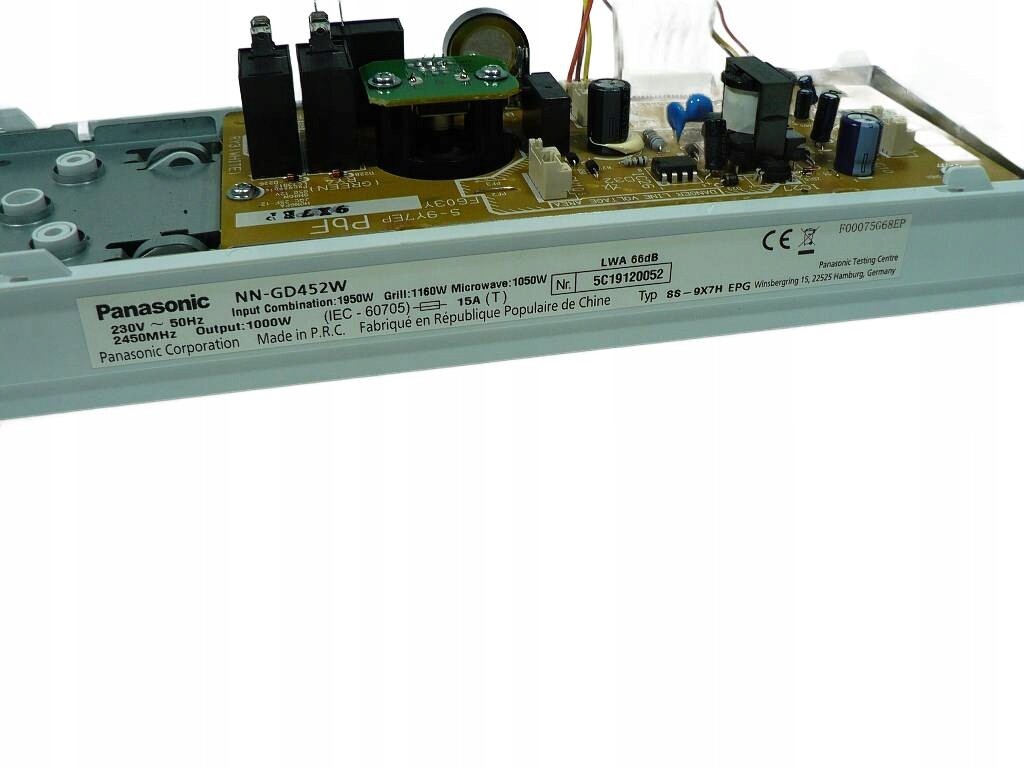 Ovládací panel Z603L9X70EP mikrovlnné trouby Panasonic Z603Y9X70EP