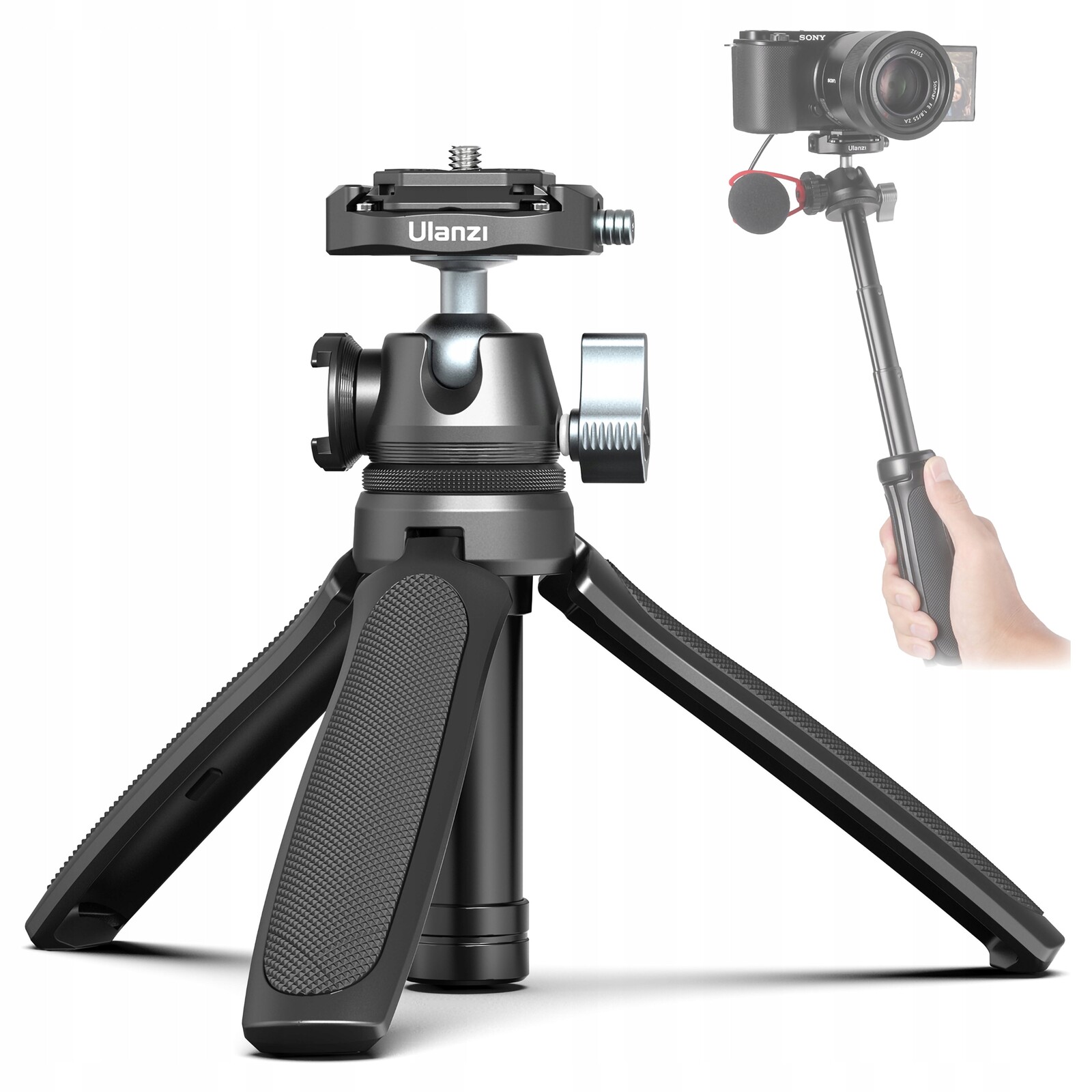 Stolní stativ 2 kg nosnost Ulanzi MT-46 F38 Arca Swiss 1/4“ studená patka