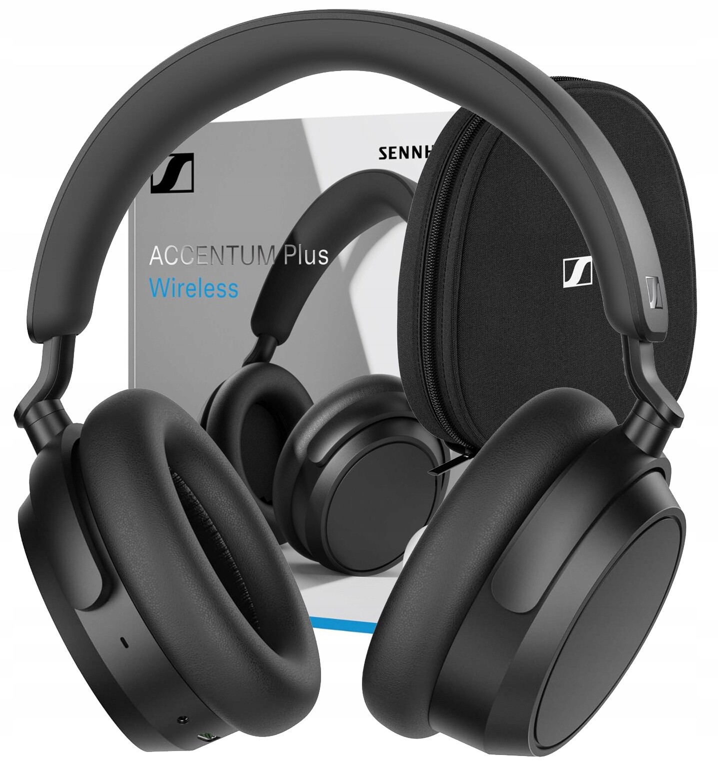 Bezdrátová Sluchátka Sennheiser Accentum Plus Wireless Black Pouzdro