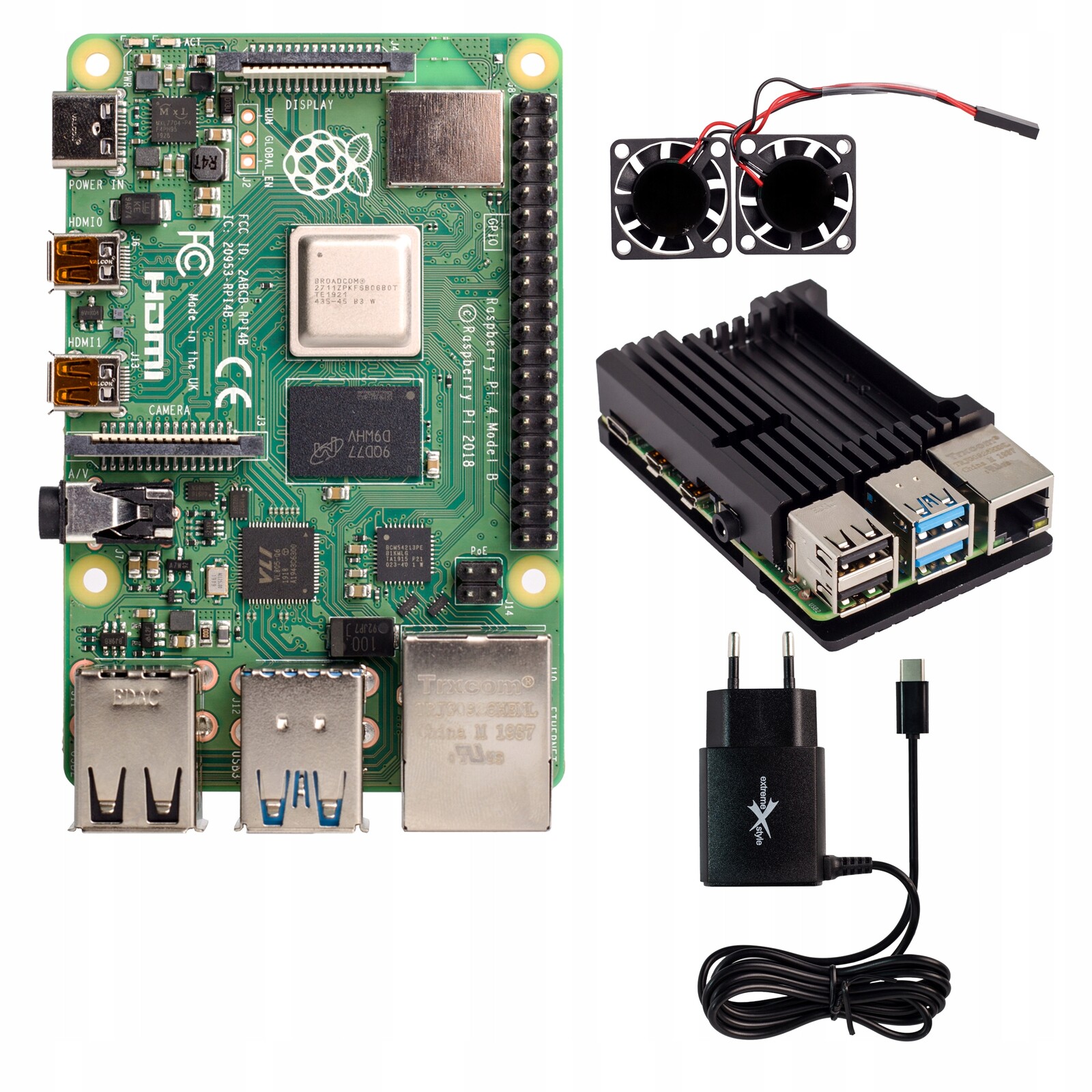Sada Raspberry Pi 4 8GB s velkým aktivním chlazením