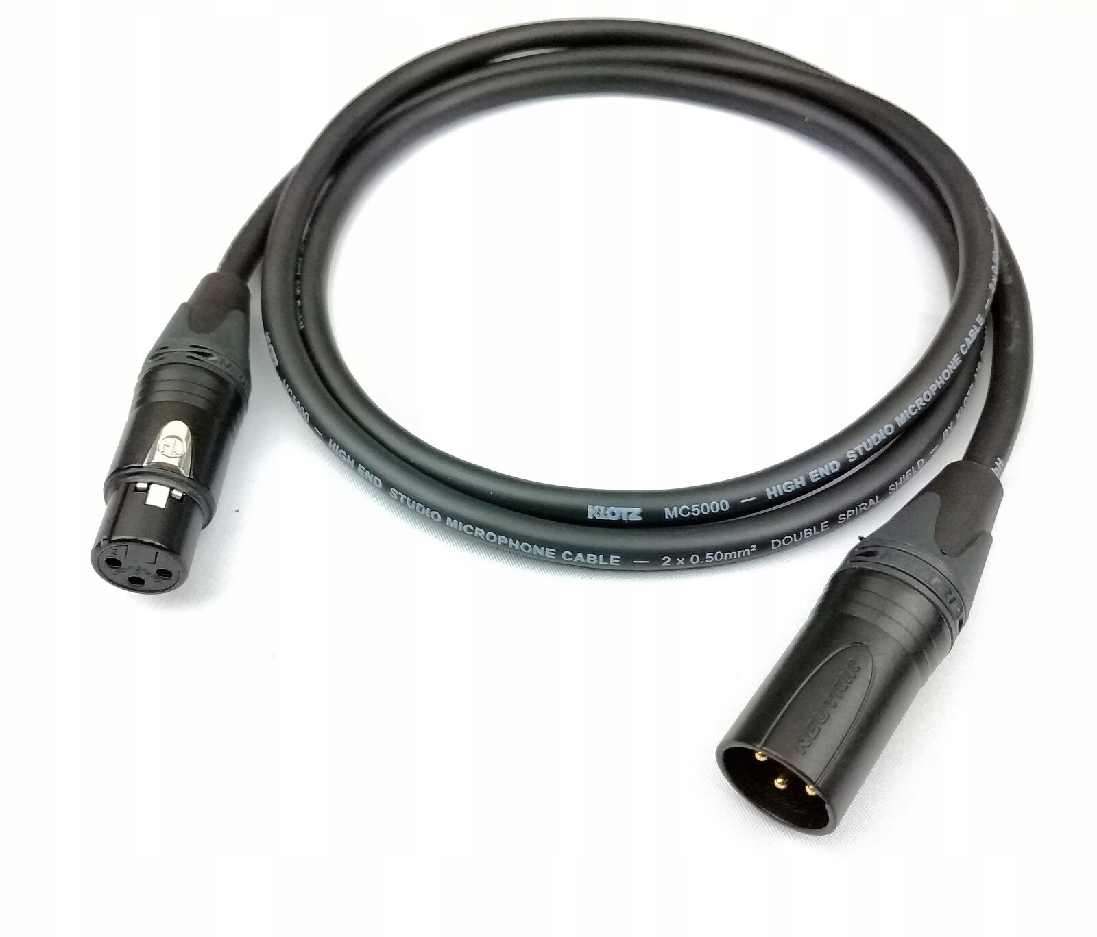 Klotz MC5000 Xlr Neutrik mikrofonní kabel 0,75 m