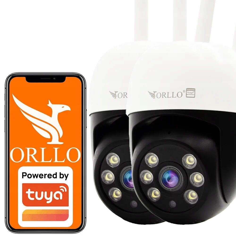 Sada kamer na Sim kartu Venkovní otočná 4Mpx Orllo TZ2 Pro 4G