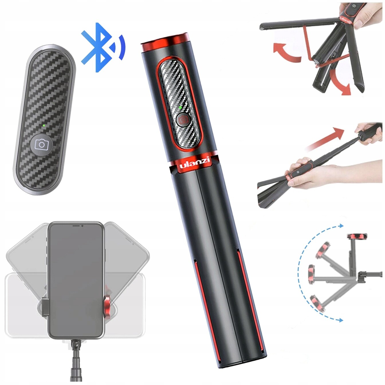 Monopod fotografický stativ pro telefon a smartphone