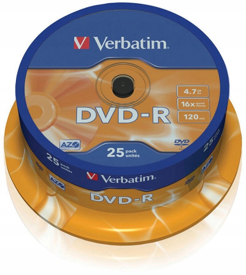 Kancelářské potřeby pro kancelář Kancelář Dvd-r Verbatim 4,7 Gb 16X Cake