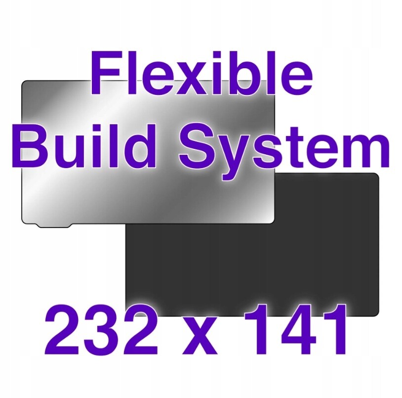 Wham Bam Flexible Build System 232 x 141 mm flexibilní platforma pro 3D tisk