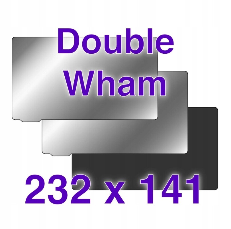 Wham Bam Double Wham 232x141 Flexibilní deska pro 3D tiskárny Epax, Anycubic