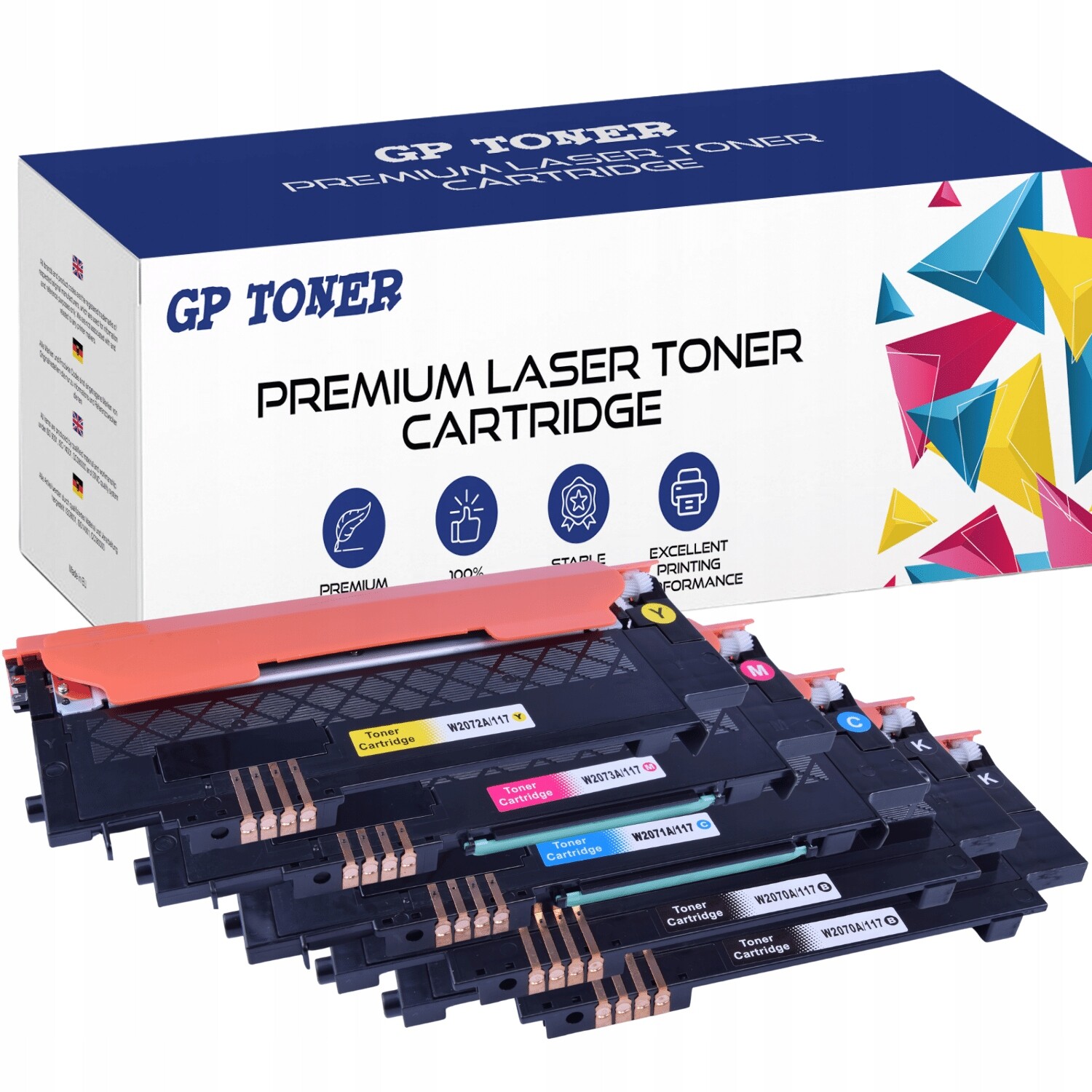 5x Toner pro Hp 117A W2070A 150a 150nw Mfp 170 178nw 178nwg 179fng 179Fnw