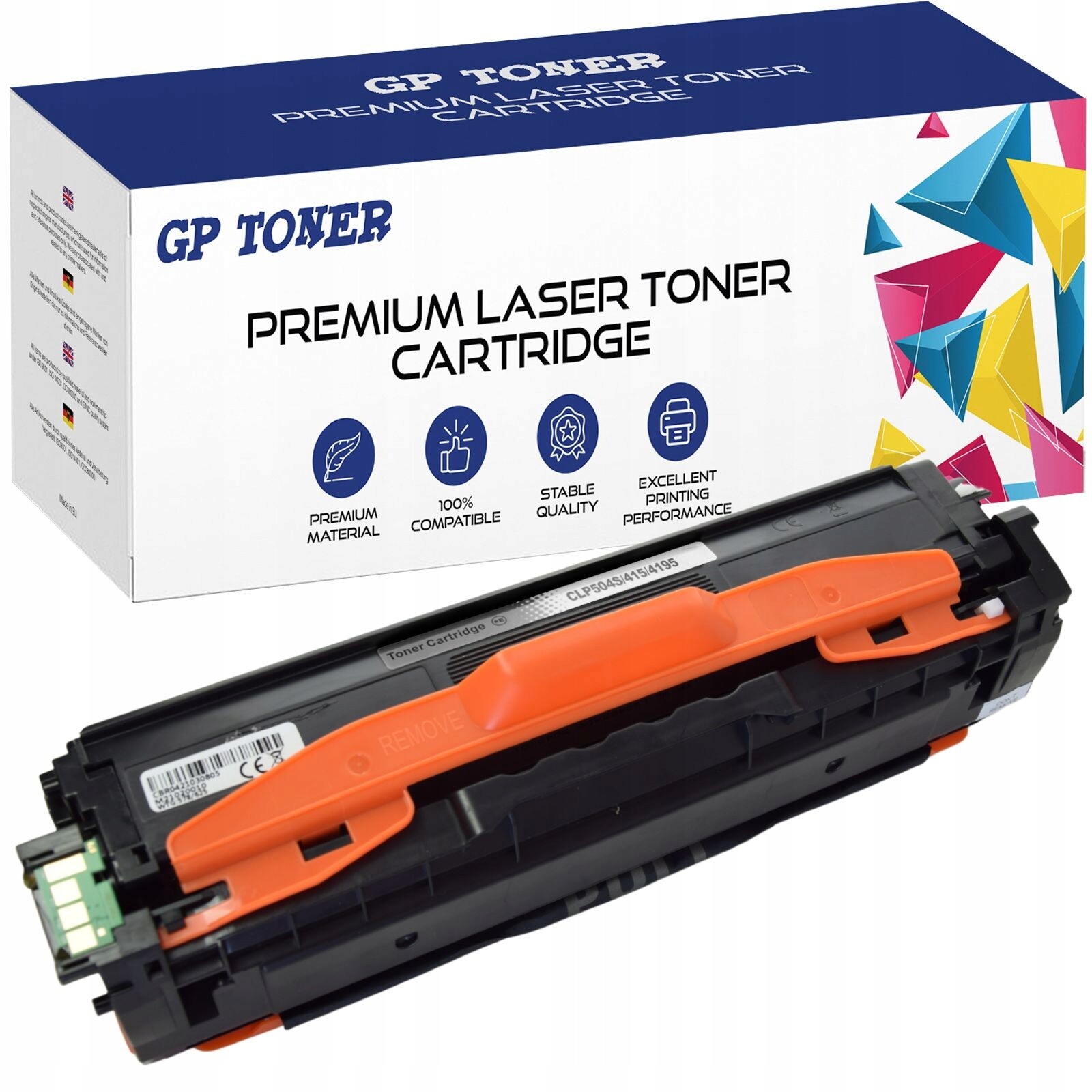 Toner pro Samsung CLT-Y504S CLX-4100 CLX-4195 CLP-410 CLP-415 Series Černý