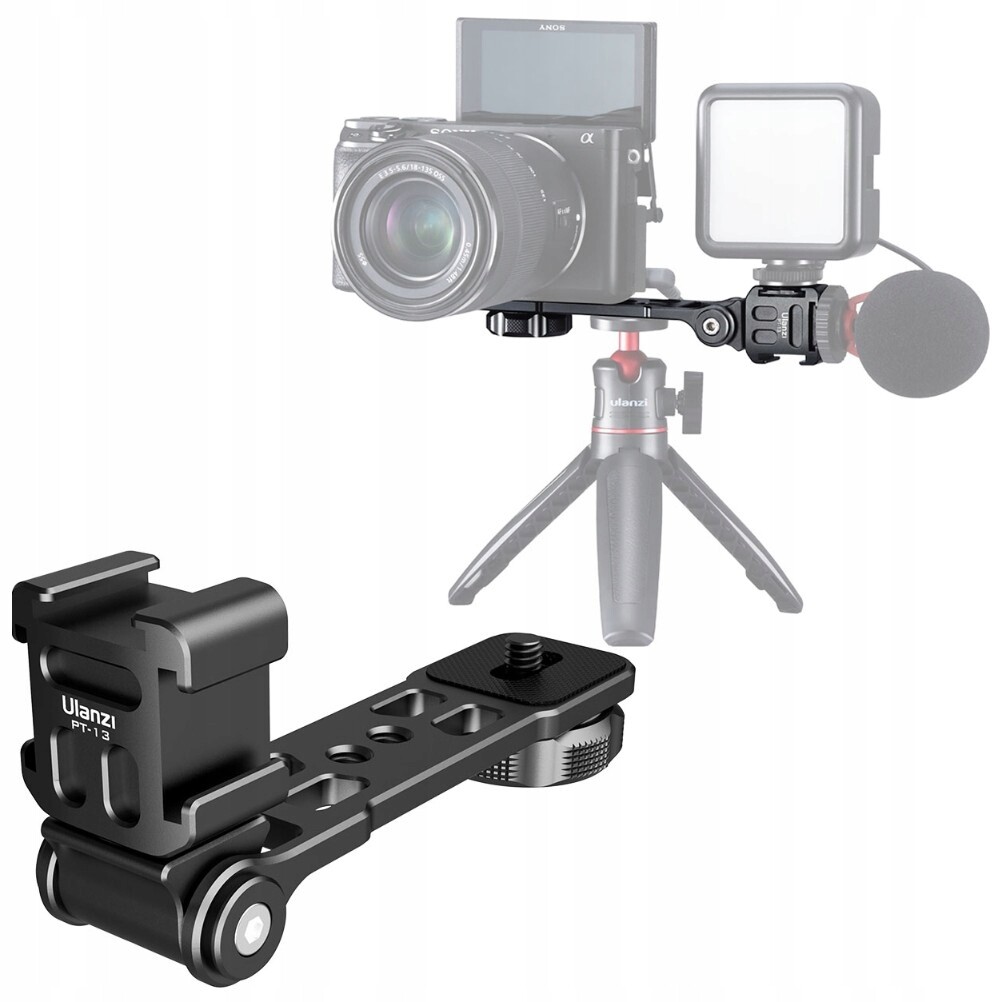 Univerzální Aluminiový držák se třemi studenými patkami Ulanzi PT-13