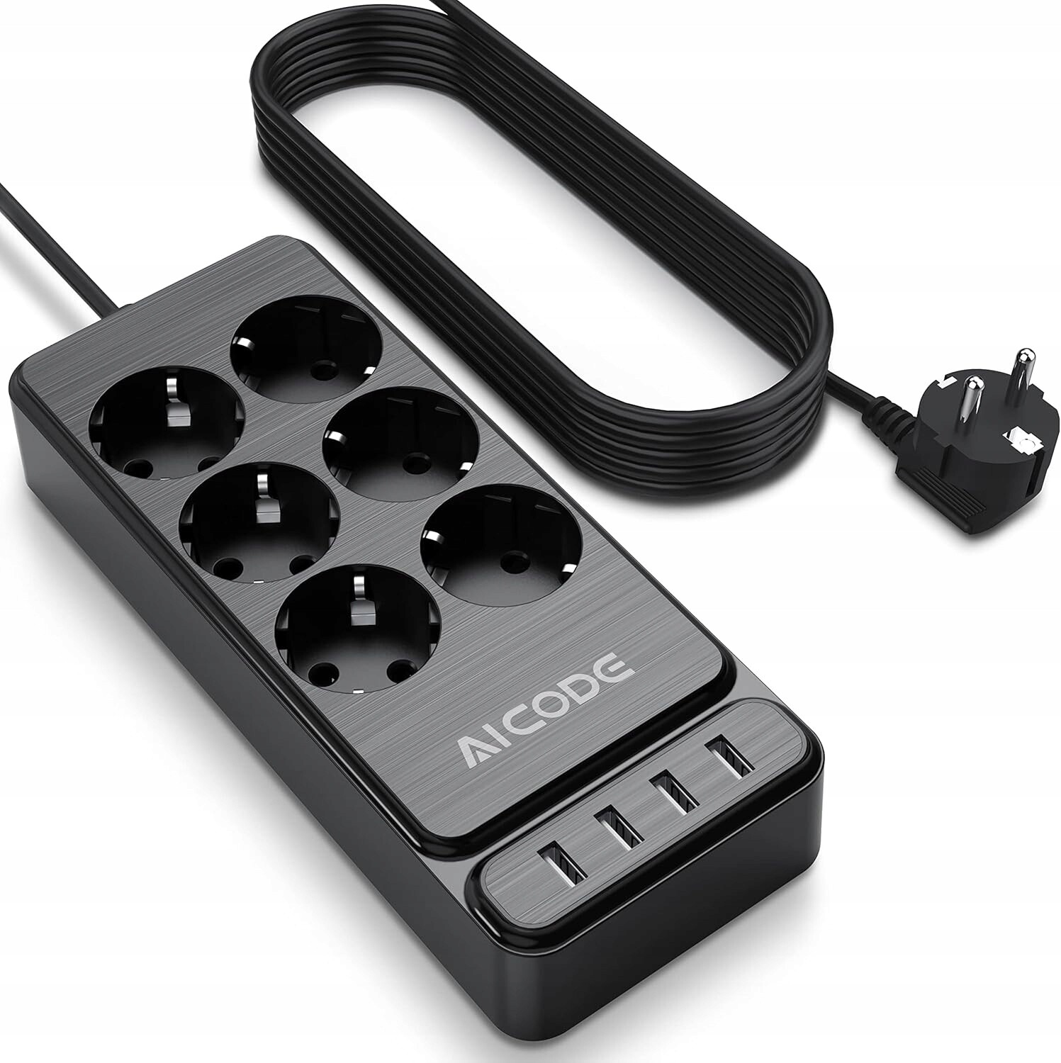 Zásuvková lišta 6 zásuvek 4 Usb