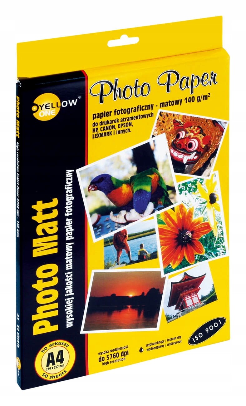 Papír Do Tiskáren Pro Tisk Fotografií Fotopapír A4 140g A50 Matný