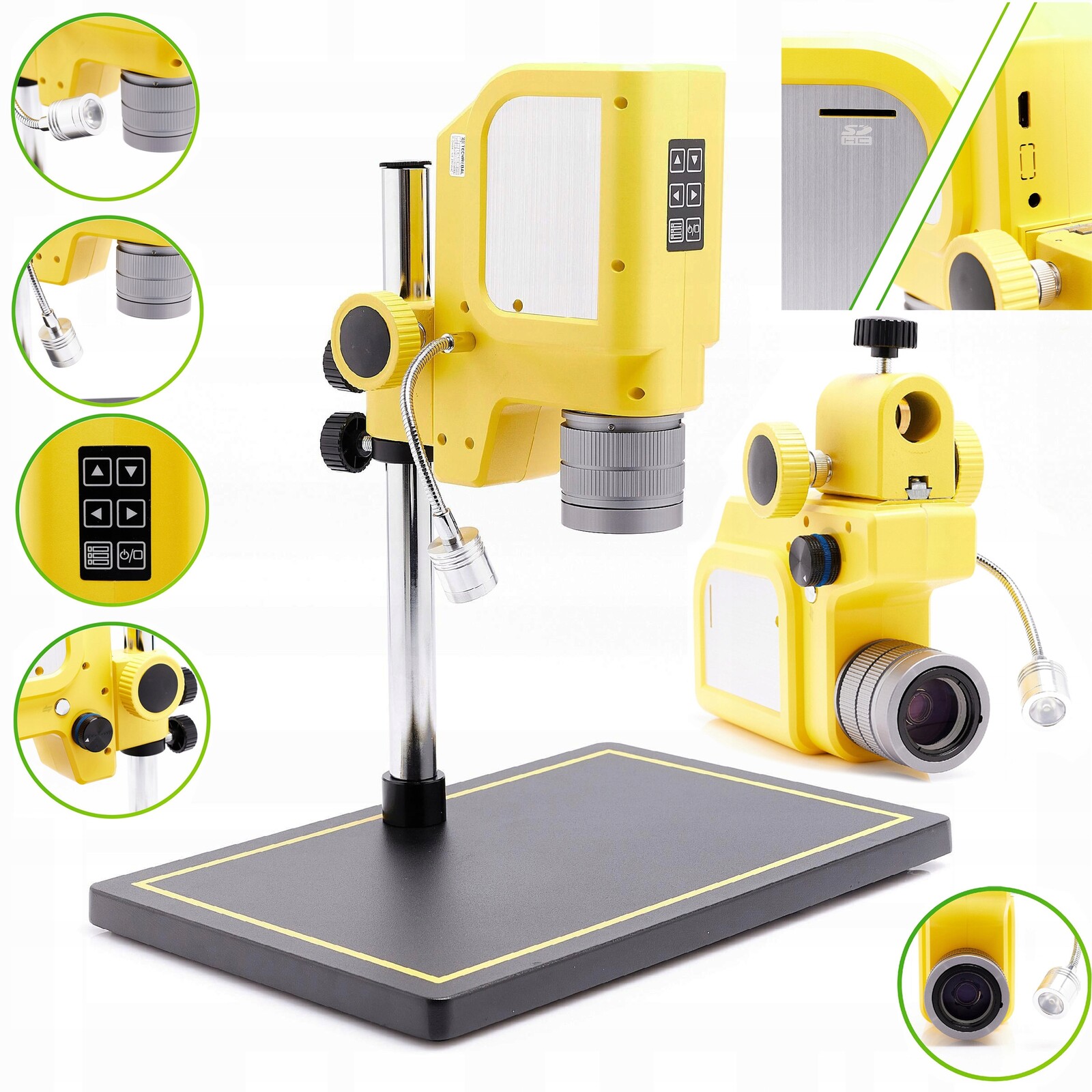 Profesionální Digitální Mikroskop Pro Elektroniku S Kamerou S180 7-180X Servis