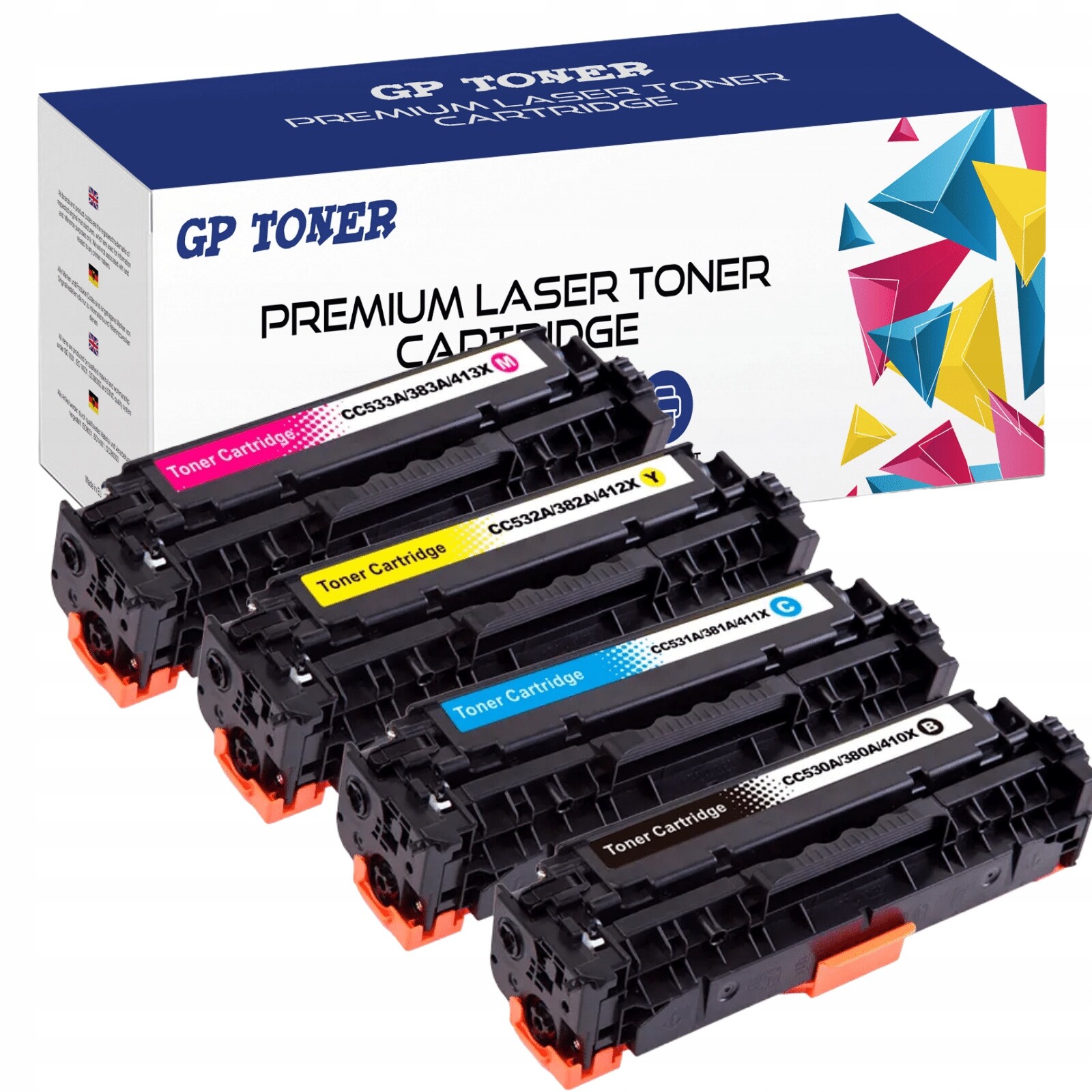 4x Toner XXL pro Hp 305X/A LaserJet Pro 300 Mfp M476dn M476dw Pro 400 M451dn