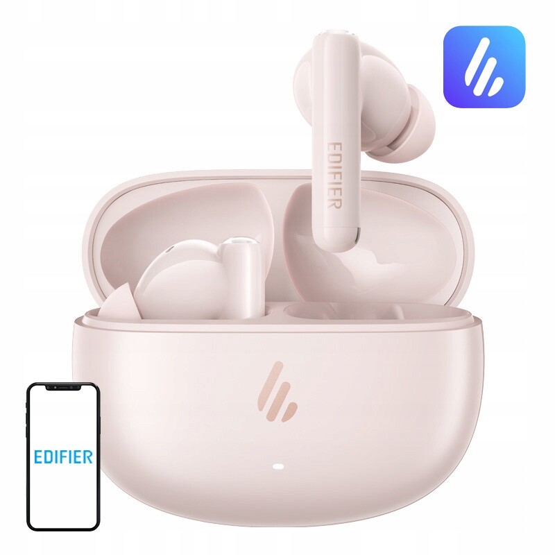 Edifier X5 Pro V25 Bezdrátová In-ear Sluchátka Bt 6.0 Anc růžová